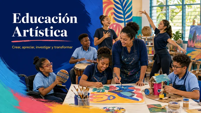 Docente y estudiantes crean, interpretan y aprecian diferentes lenguajes artísticos