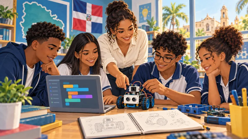 Estudiantes diseñan y prueban un proyecto tecnológico con su docente